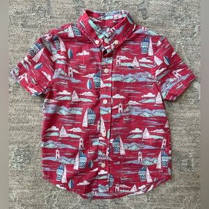 Toddler Vineyard Vines Short Sleeve Button Down, 2T